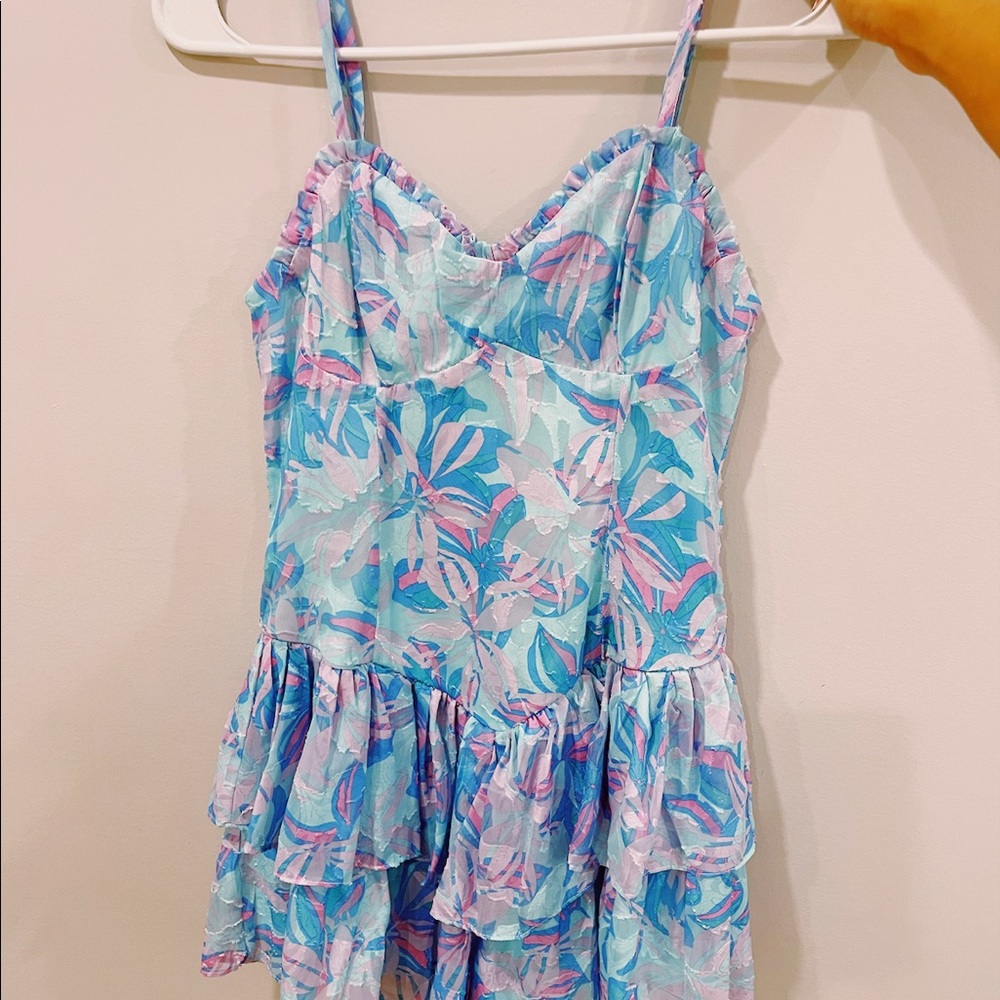 BLUE PURPLE PASTEL DRESS